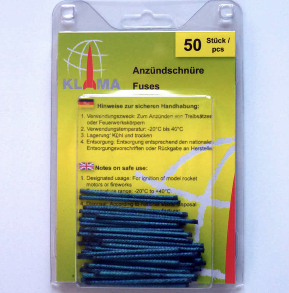 Anzündschnüre 50x Stück